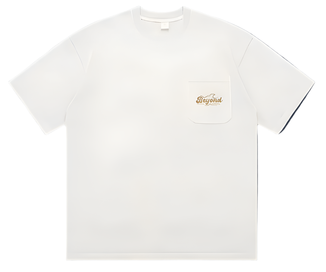 Beyond the Break Vintage Beige Pocket T-Shirt
