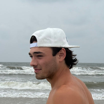White Corduroy Hat