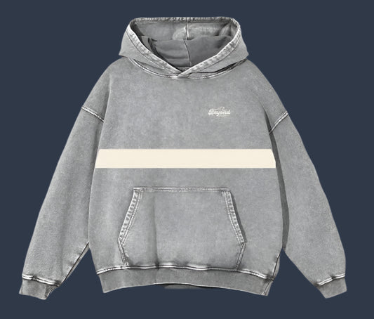 Beyond the Break Vintage Gray Hoodie