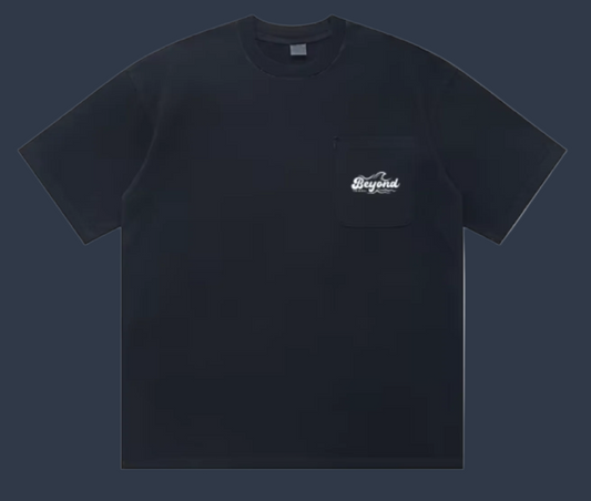 Beyond the Break Vintage Dark Blue Pocket T-Shirt