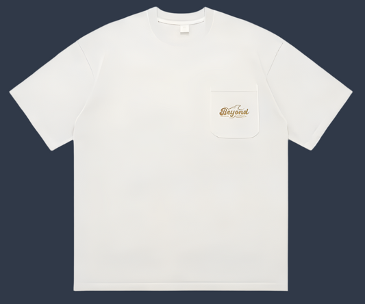 Beyond the Break Vintage Beige Pocket T-Shirt